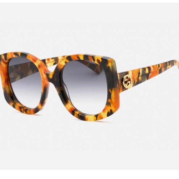 NEW Gucci Havana Sunglasses 53mm 100% Authentic main image 5